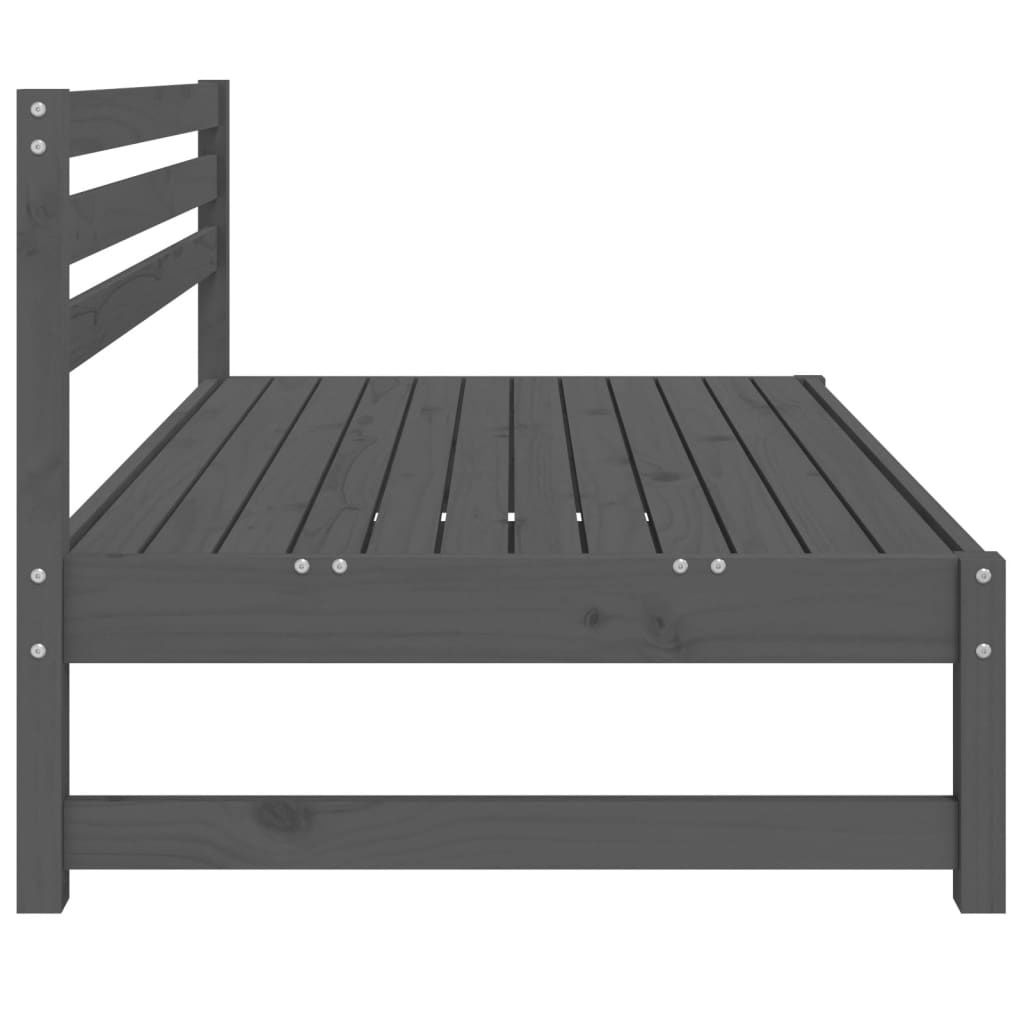 2x Grenenhouten Tuinmiddenbanken Grijs - 120x80 cm - 35% Korting