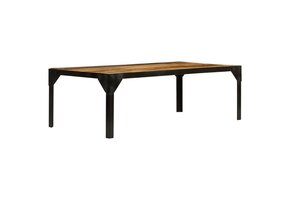VidaXL Salontafel 110cm Mangohout & Staal - 60% Korting!