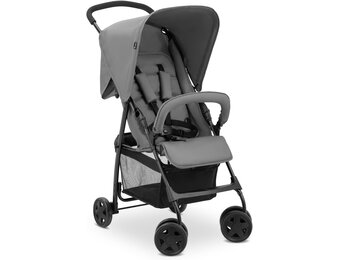 Lichtgewicht Kinderbuggy Grijs | 5,9kg, Compact & Zwenkwielen | 34% Korting