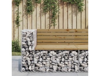 Tuinbank Schanskorfontwerp 92cm | Geïmpregneerd Hout | -35%
