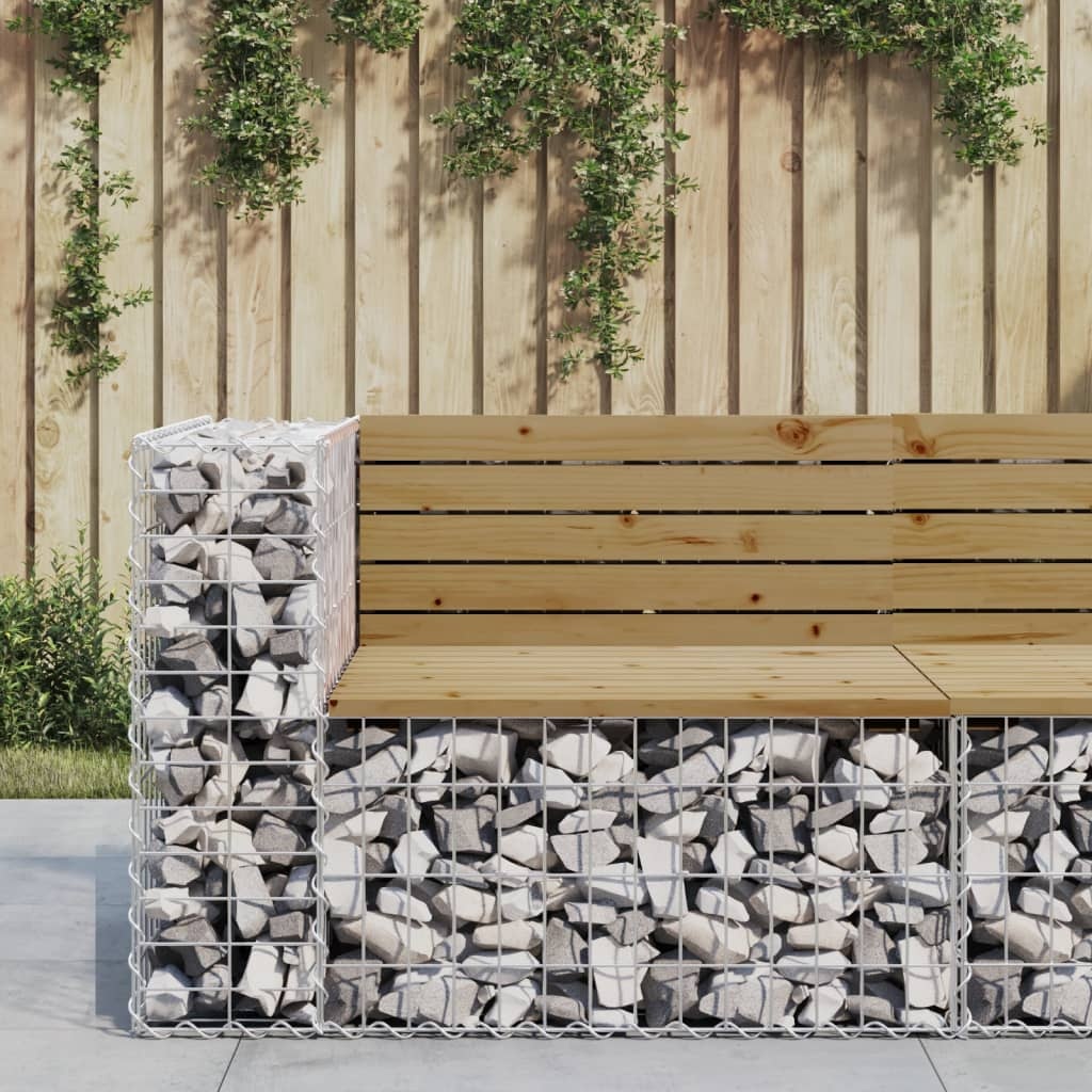 Tuinbank Schanskorfontwerp 92cm | Geïmpregneerd Hout | -35%