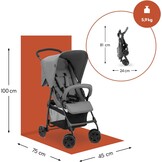 Lichtgewicht Kinderbuggy Grijs | 5,9kg, Compact & Zwenkwielen | 34% Korting