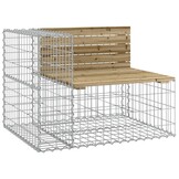 Tuinbank Schanskorfontwerp 92cm | Geïmpregneerd Hout | -35%