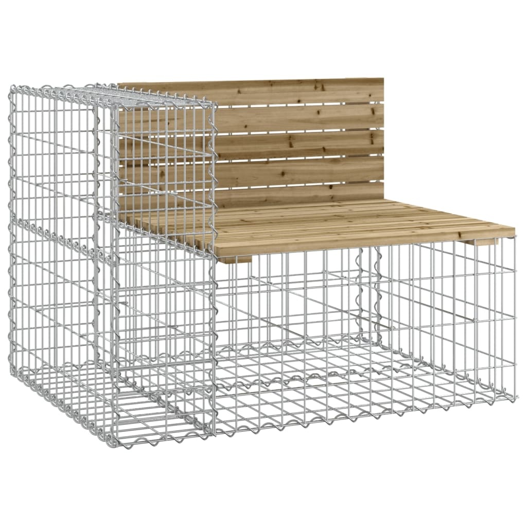 Tuinbank Schanskorfontwerp 92cm | Geïmpregneerd Hout | -35%