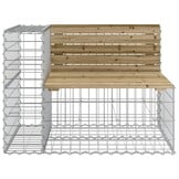 Tuinbank Schanskorfontwerp 92cm | Geïmpregneerd Hout | -35%