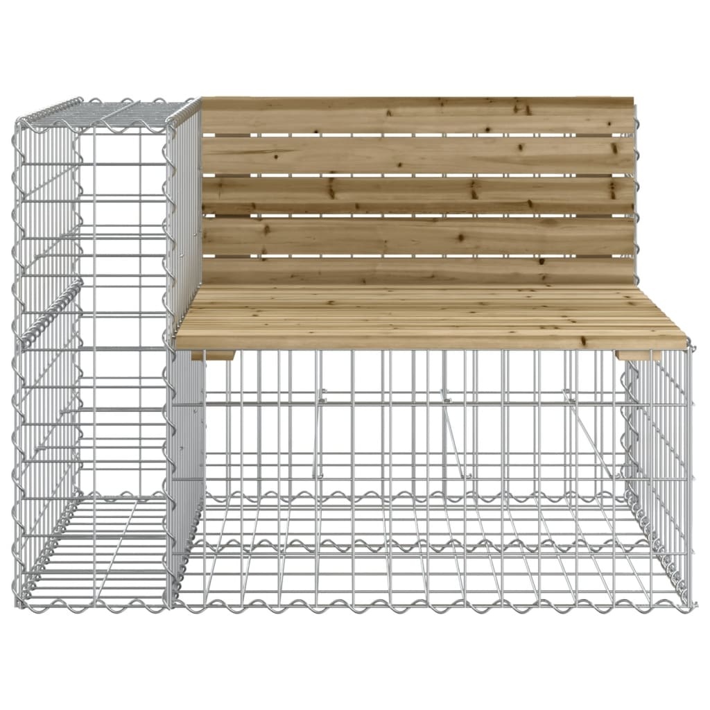 Tuinbank Schanskorfontwerp 92cm | Geïmpregneerd Hout | -35%