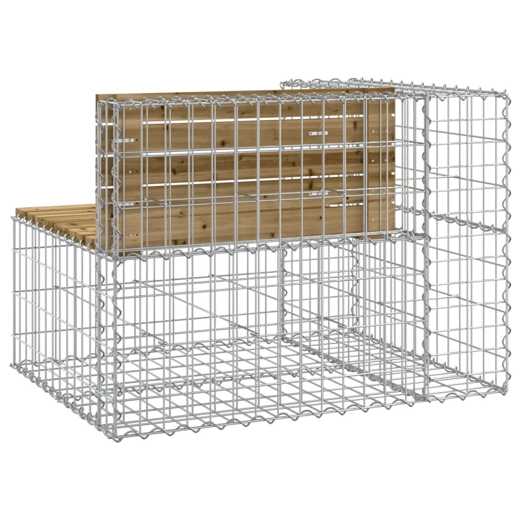 Tuinbank Schanskorfontwerp 92cm | Geïmpregneerd Hout | -35%