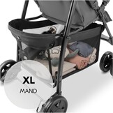 Lichtgewicht Kinderbuggy Grijs | 5,9kg, Compact & Zwenkwielen | 34% Korting