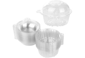 Cupcake Transportbox 50 Stuks Wit - 35% Korting!