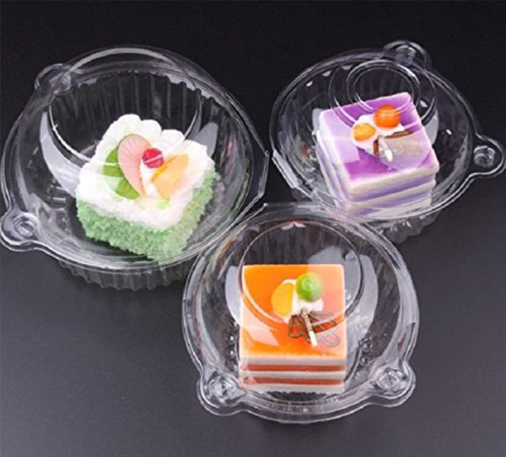 50 Stuks Cupcake & Muffin Transportbox - Wit Kunststof - 30% Korting