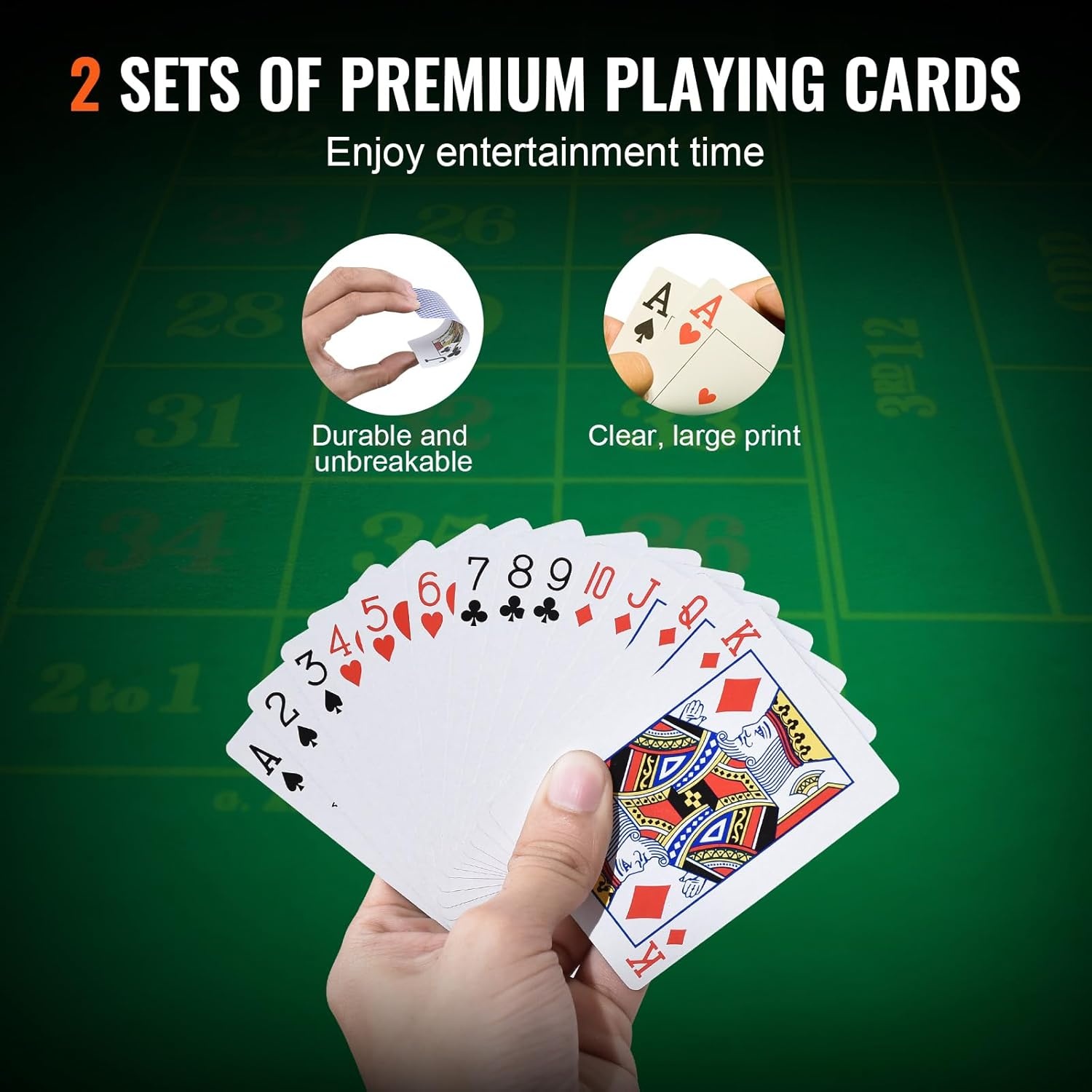 Pokerset 300 Chips 11,5g PS-kunststof in Aluminium Koffer - 33% Korting