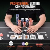 Pokerset 300 Chips 11,5g PS-kunststof in Aluminium Koffer - 33% Korting
