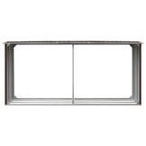 Haardhoutschuur 330x92x153 cm Gegalvaniseerd Staal Bruin - 35% Korting