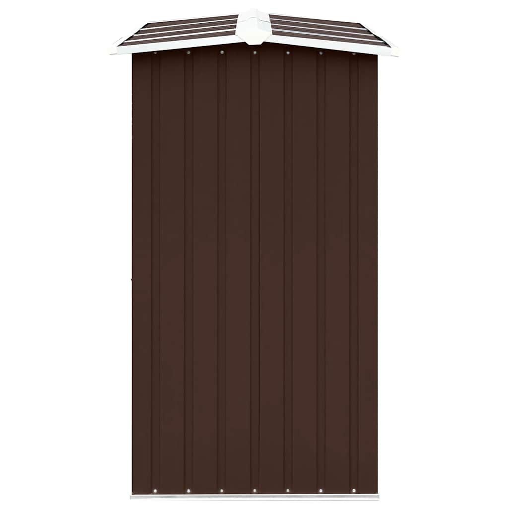 Haardhoutschuur 330x92x153 cm Gegalvaniseerd Staal Bruin - 35% Korting