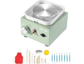 Mini Keramiek Draaischijf Groen: 33% Korting!