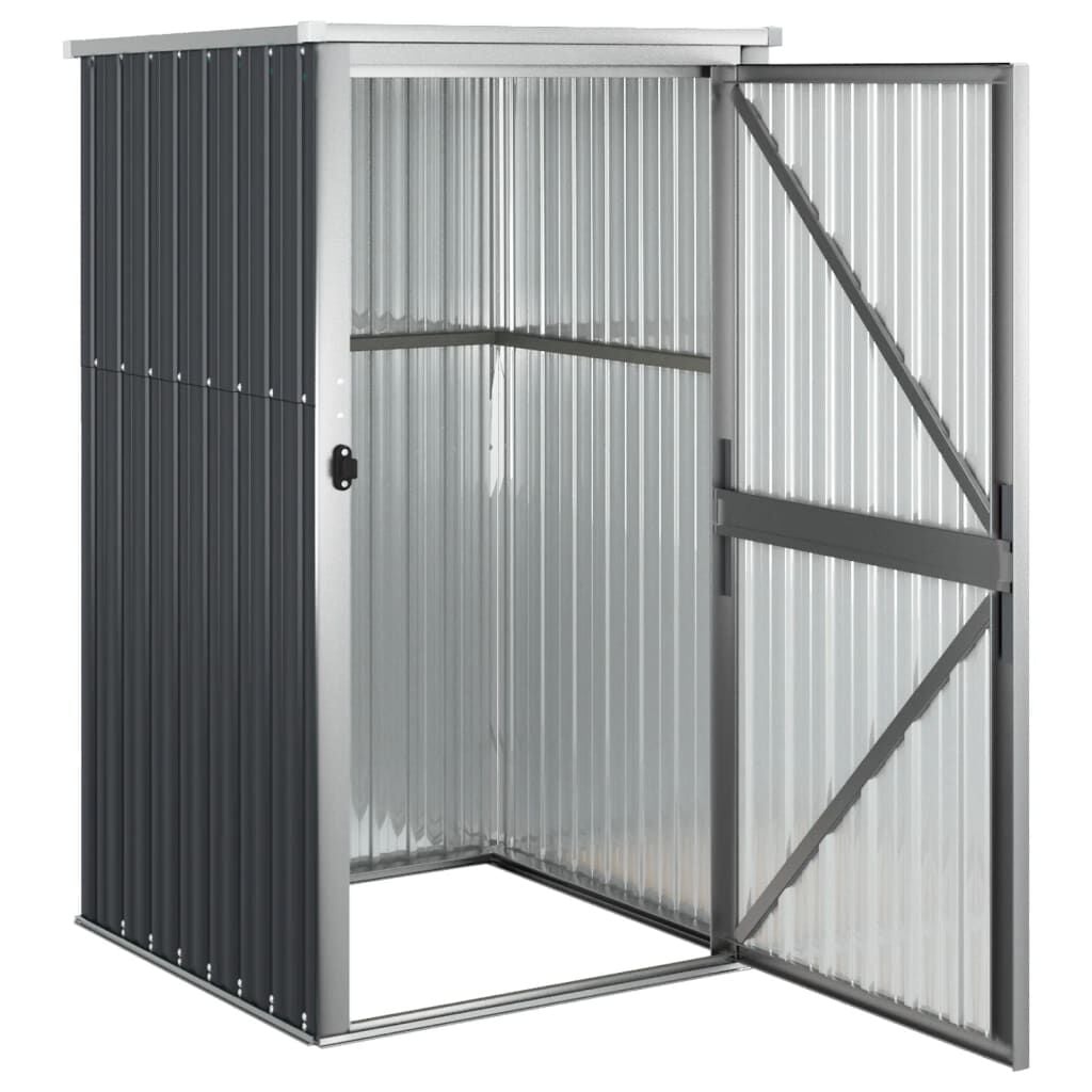 VidaXL Tuinschuur Staal Antraciet (88x89x161 cm) - 34% Korting!