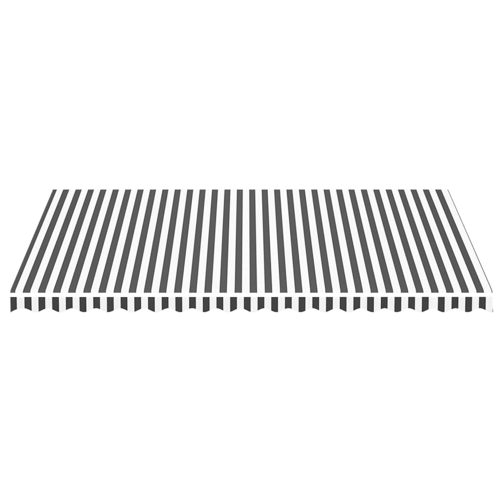 Vervangingsdoek Luifel Antraciet/Wit 5x3m - 34% Korting