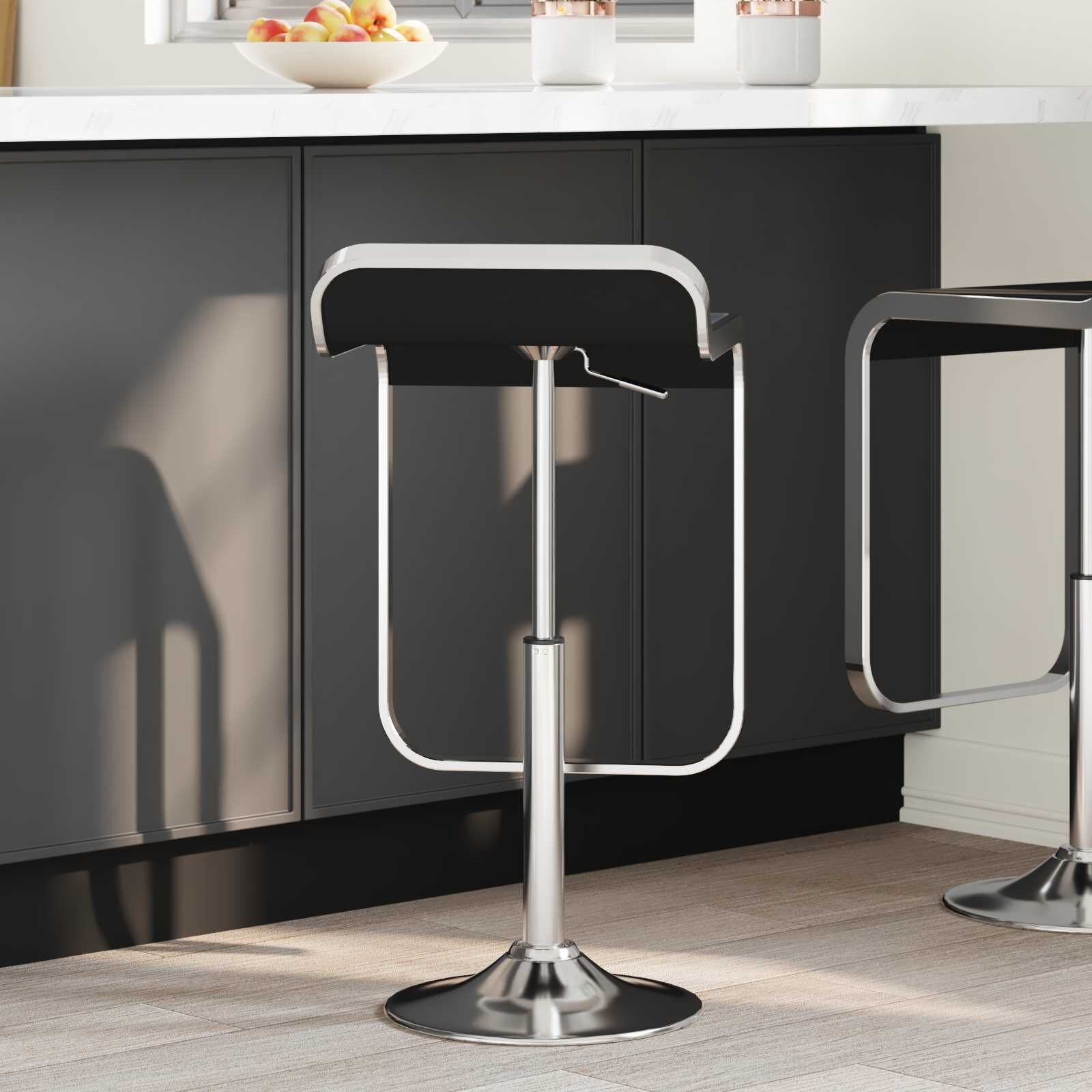VidaXL Gasveer Kantoorstoel Chroom 21.5 cm IJzer - 72% Korting