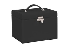 Sieradendoos 4-laags met Spiegel & Slot - 63% Korting