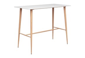 VidaXL Bartafel 120x60x105 cm Wit - 35% Korting