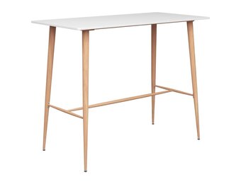 VidaXL Bartafel 120x60x105 cm Wit - 35% Korting