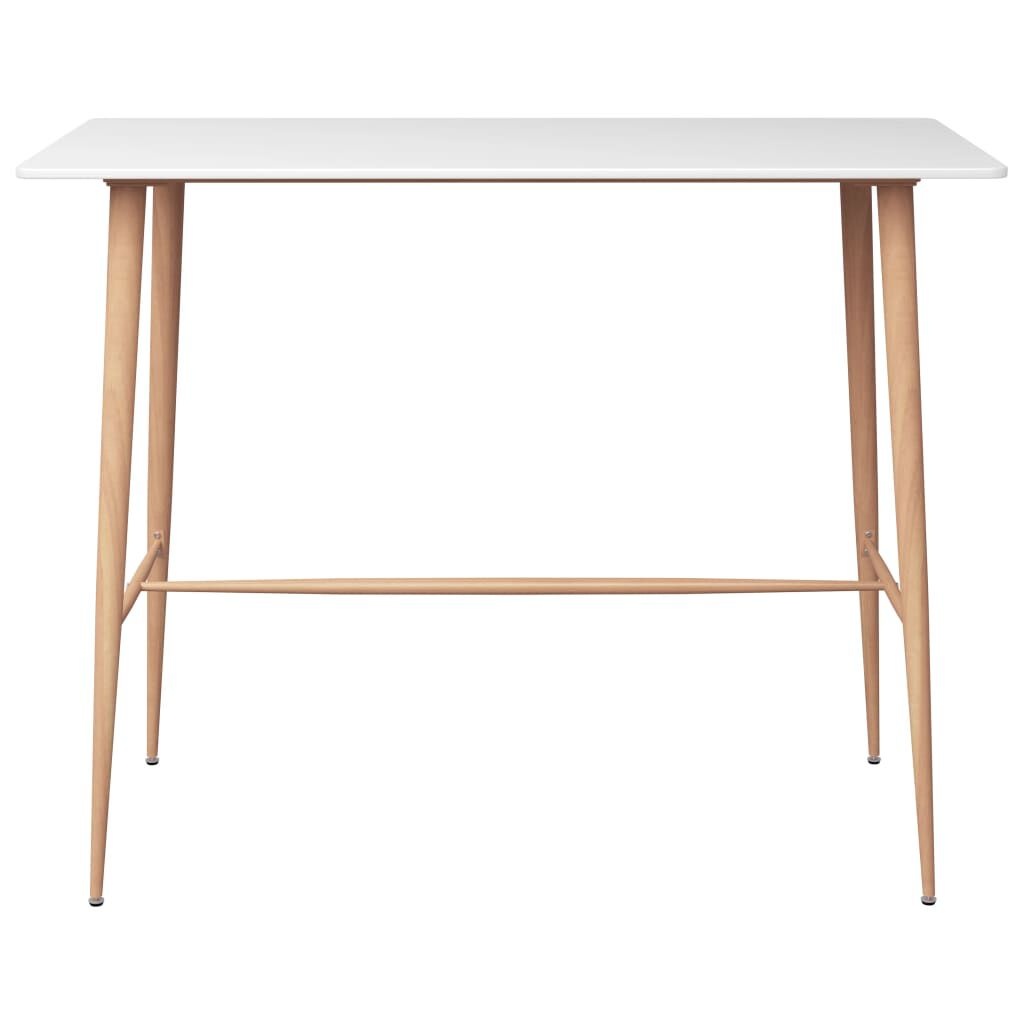 VidaXL Bartafel 120x60x105 cm Wit - 35% Korting