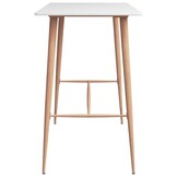 VidaXL Bartafel 120x60x105 cm Wit - 35% Korting