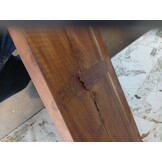 Rechthoekig Tafelblad 100x30 cm - Gerecycled Hout (58% Korting)