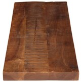 Rechthoekig Tafelblad 100x30 cm - Gerecycled Hout (58% Korting)