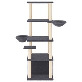 Kattenmeubel Donkergrijs met Krabpalen - 34% Korting