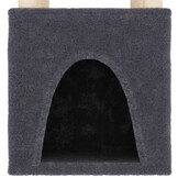 Kattenmeubel Donkergrijs met Krabpalen - 34% Korting
