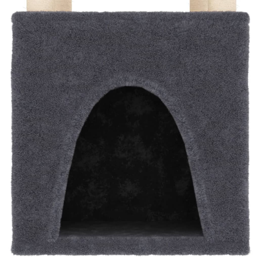 Kattenmeubel Donkergrijs met Krabpalen - 34% Korting