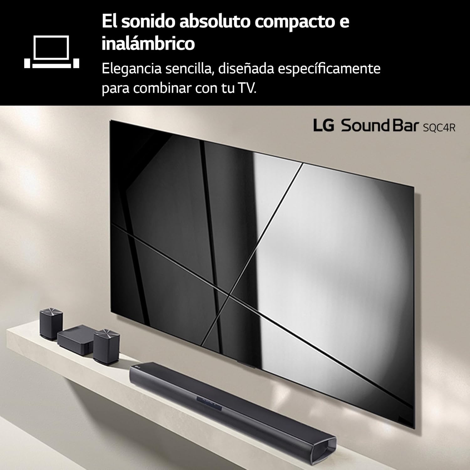 LG Soundbar 4.1 met Subwoofer & Achterluidsprekers - 60% Korting!