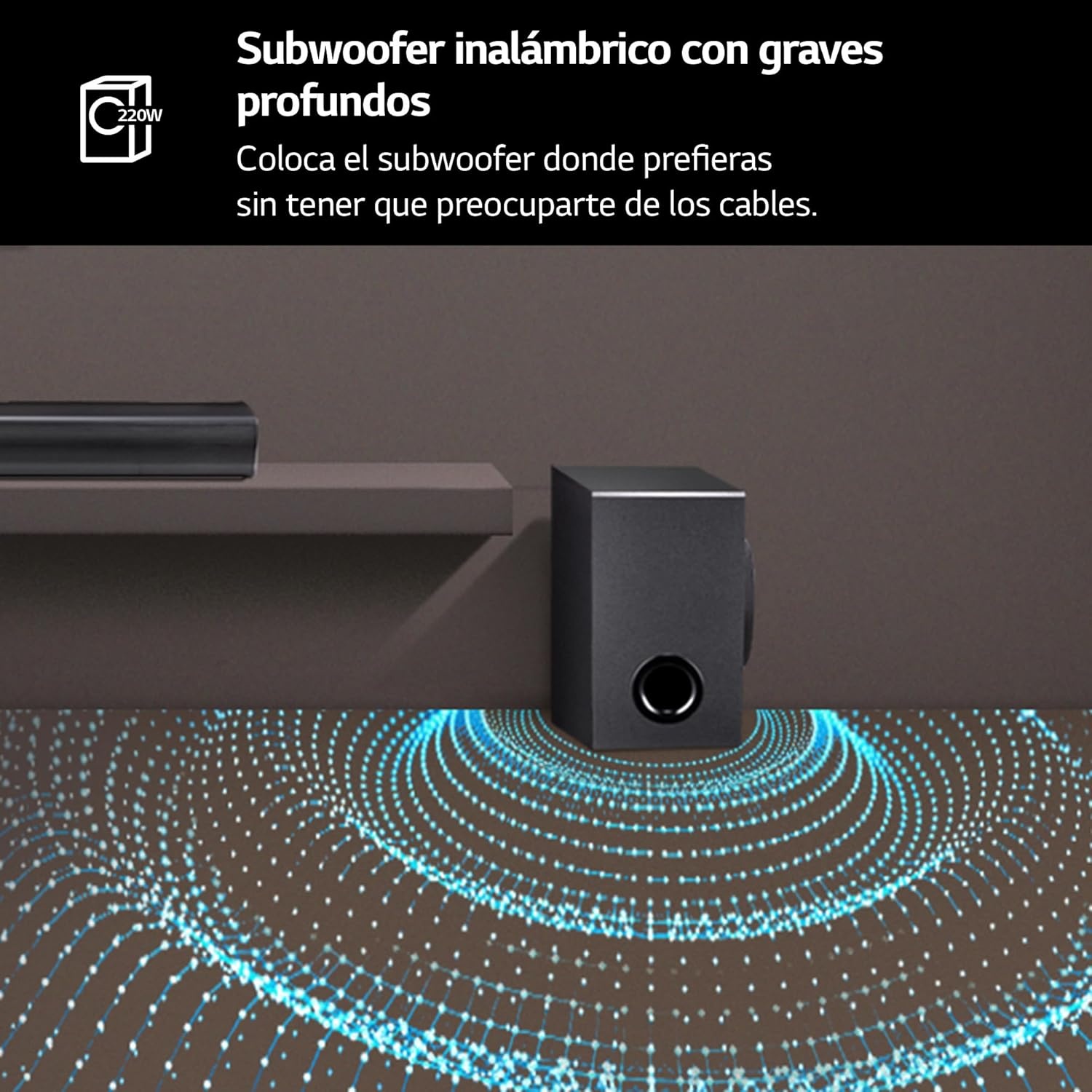 LG Soundbar 4.1 met Subwoofer & Achterluidsprekers - 60% Korting!