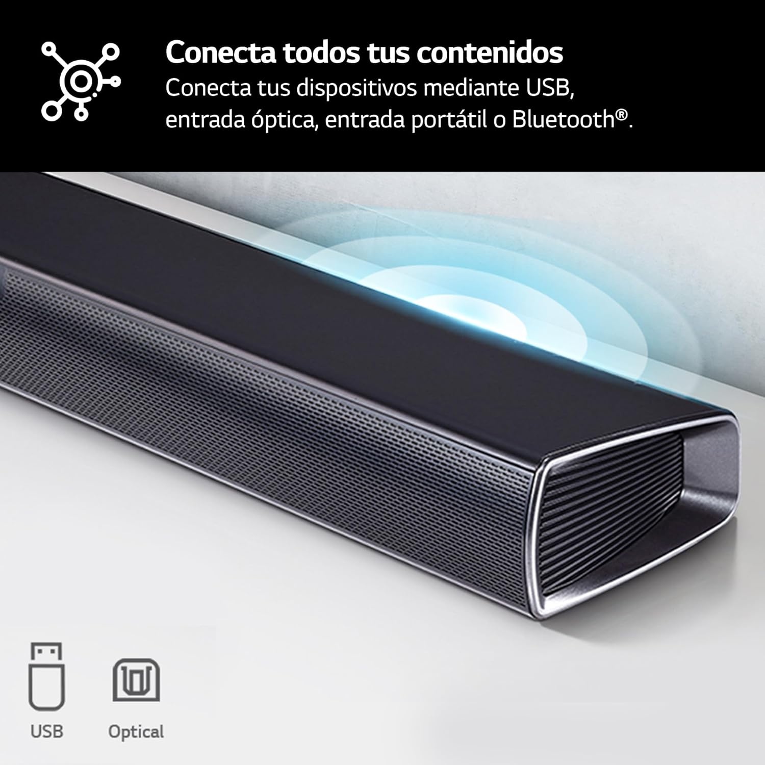 LG Soundbar 4.1 met Subwoofer & Achterluidsprekers - 60% Korting!