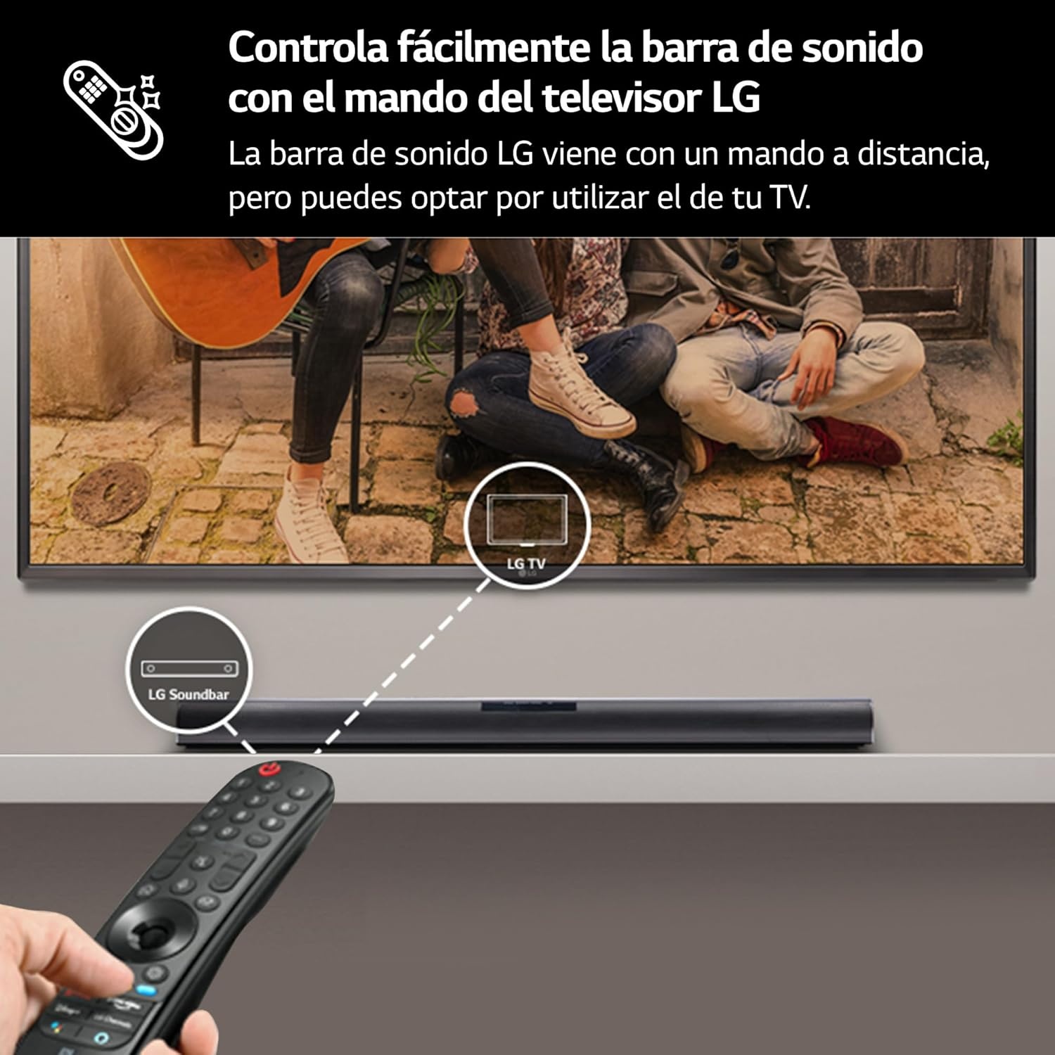 LG Soundbar 4.1 met Subwoofer & Achterluidsprekers - 60% Korting!