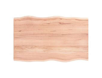 VidaXL Eikenhouten Tafelblad Natuurlijke Rand 80x50cm Lichtbruin - 34% Korting