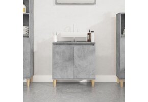 Wastafelkast Betongrijs 58x33x60 cm (34% Korting)
