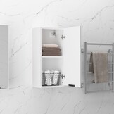 vidaXL Badkamerkast wandgemonteerd 32x20x67 cm wit