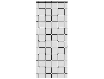 vidaXL Doucherolgordijn met cassette 100x240 cm stofbreedte 96 cm