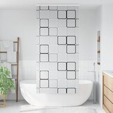 vidaXL Doucherolgordijn met cassette 100x240 cm stofbreedte 96 cm