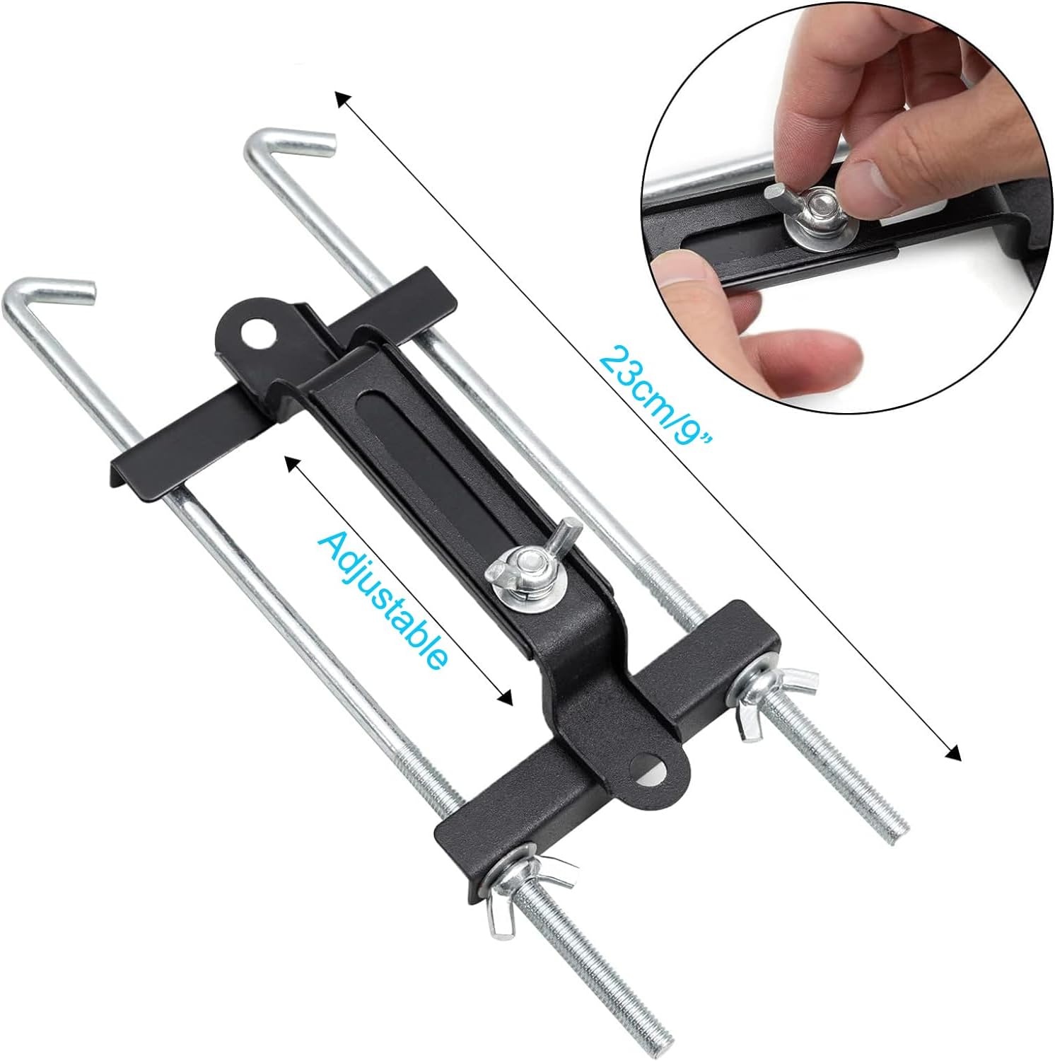 Greluma Universele Verstelbare Batterijhouder met J-Bouten - 23cm