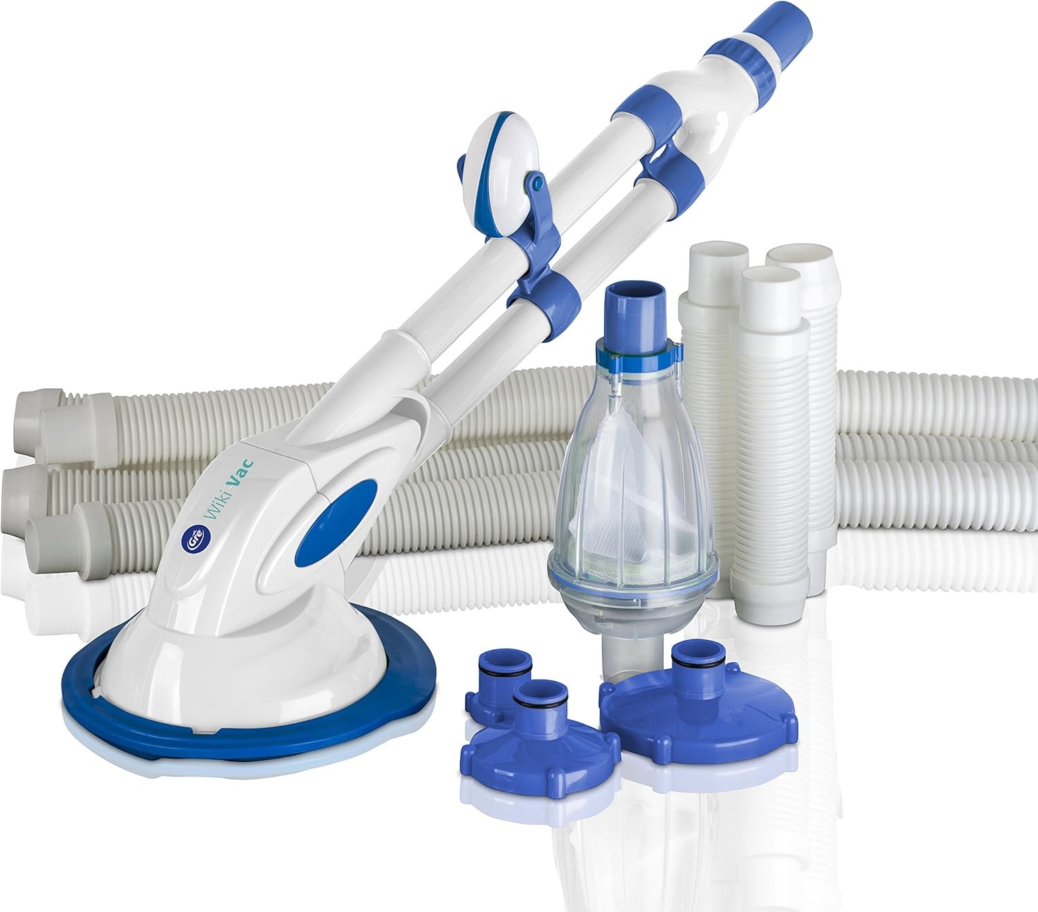 Gre 90399 Wiki Vac Automatische Zwembadreiniger, 0.1 PK, Blauw, 80 x 70 x 47 cm