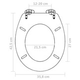 Soft-close Toiletbril MDF - Simpel Ontwerp - Bruin (36% Korting)
