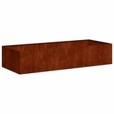 vidaXL Plantenbak roestig 200x80x40 cm weervast staal