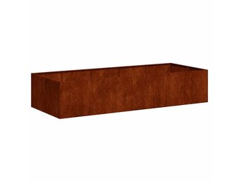 vidaXL Plantenbak roestig 200x80x40 cm weervast staal