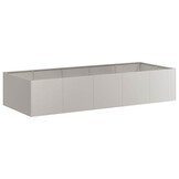vidaXL Plantenbak roestig 200x80x40 cm weervast staal