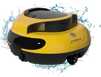 POOLPURE Draadloze Zwembadrobot met Dubbele Motor en LED Indicatoren