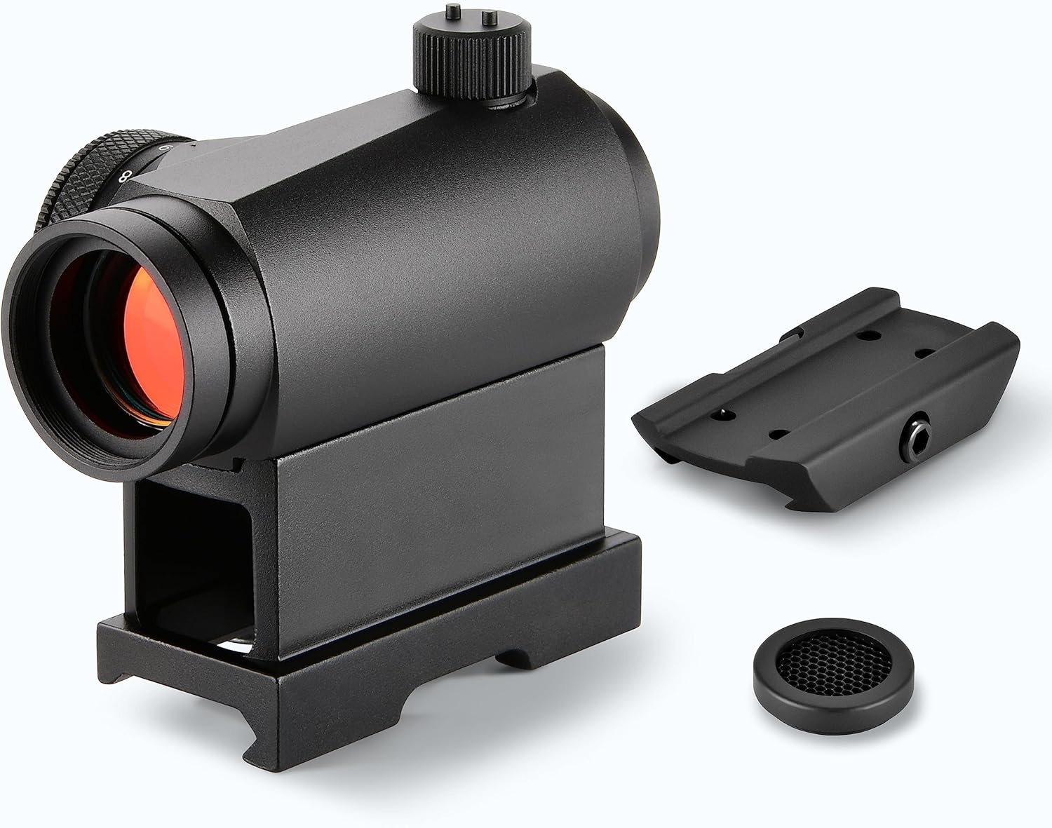AOMEKIE Red Dot Vizier voor Airsoft, 11 Helderheidsstanden, voor 20 mm rail