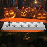 VEVOR 10 koppen ultrasone verstuiver, 7000 ml/h, IP67 waterdichte mistfabrikant met 280 W voeding, boei, reserveschijven, voor vijver, tuin, rotstuin, kas, Halloween-decoratie